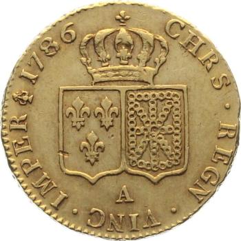Preview: Frankreich 2 Louis D'or 1786 A - Louis XVI. 1774-1793